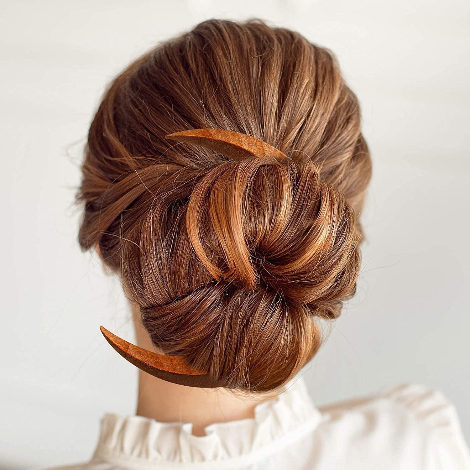 Barrettes à épingle à cheveux en forme de croissant