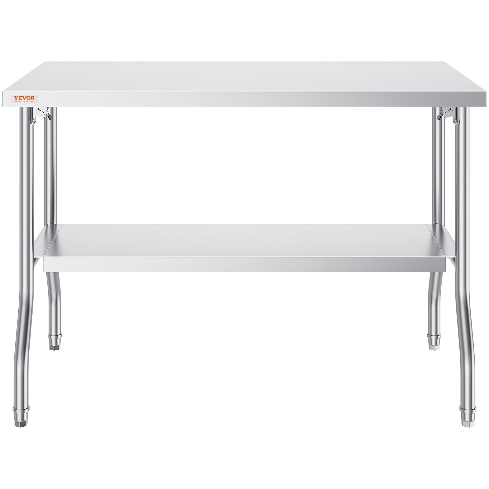 VEVOR Poste de travail commercial 48 X 24 pouces Table de préparation commerciale pliante