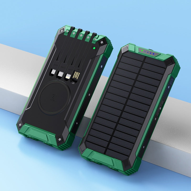 Outdoor Solar Wireless High-Capacity Power Bank