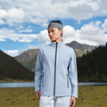 Couples' Solid Color Stand-collar Softshell Jacket