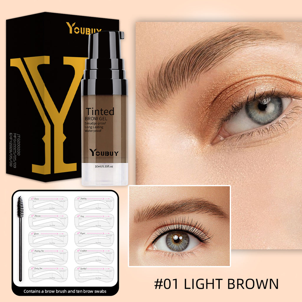 YOUBUY Gel des sourcils brun clair