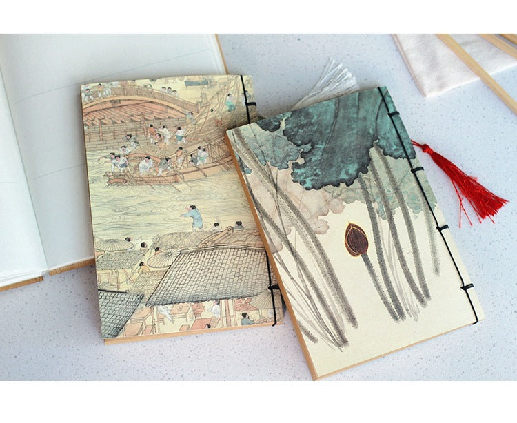 Rétro Peintre Célèbre Ligné Ledger de main antique