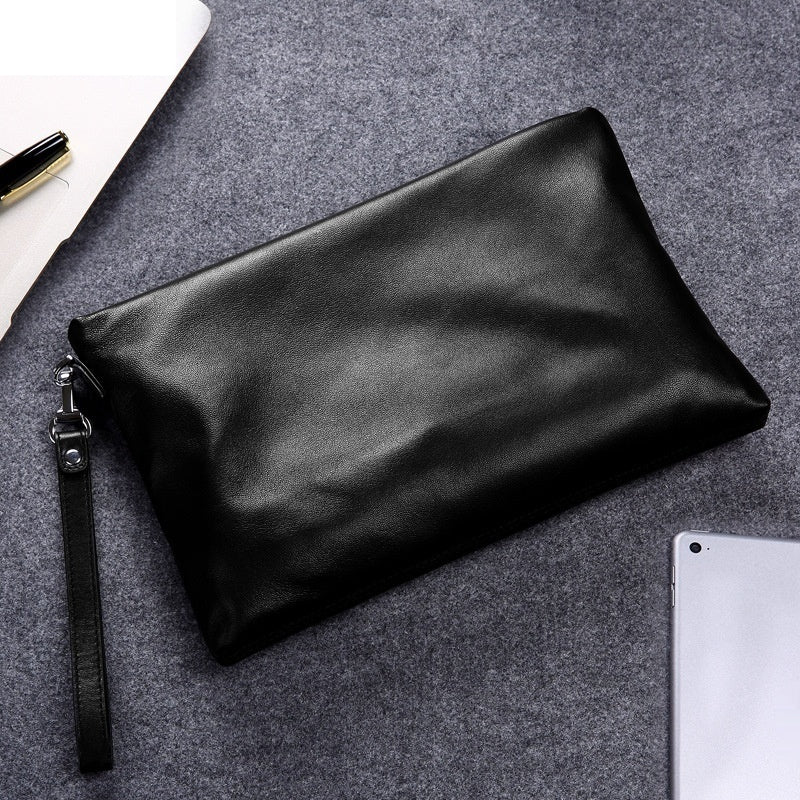 Sac pour hommes en cuir véritable Inclutch occasionnel