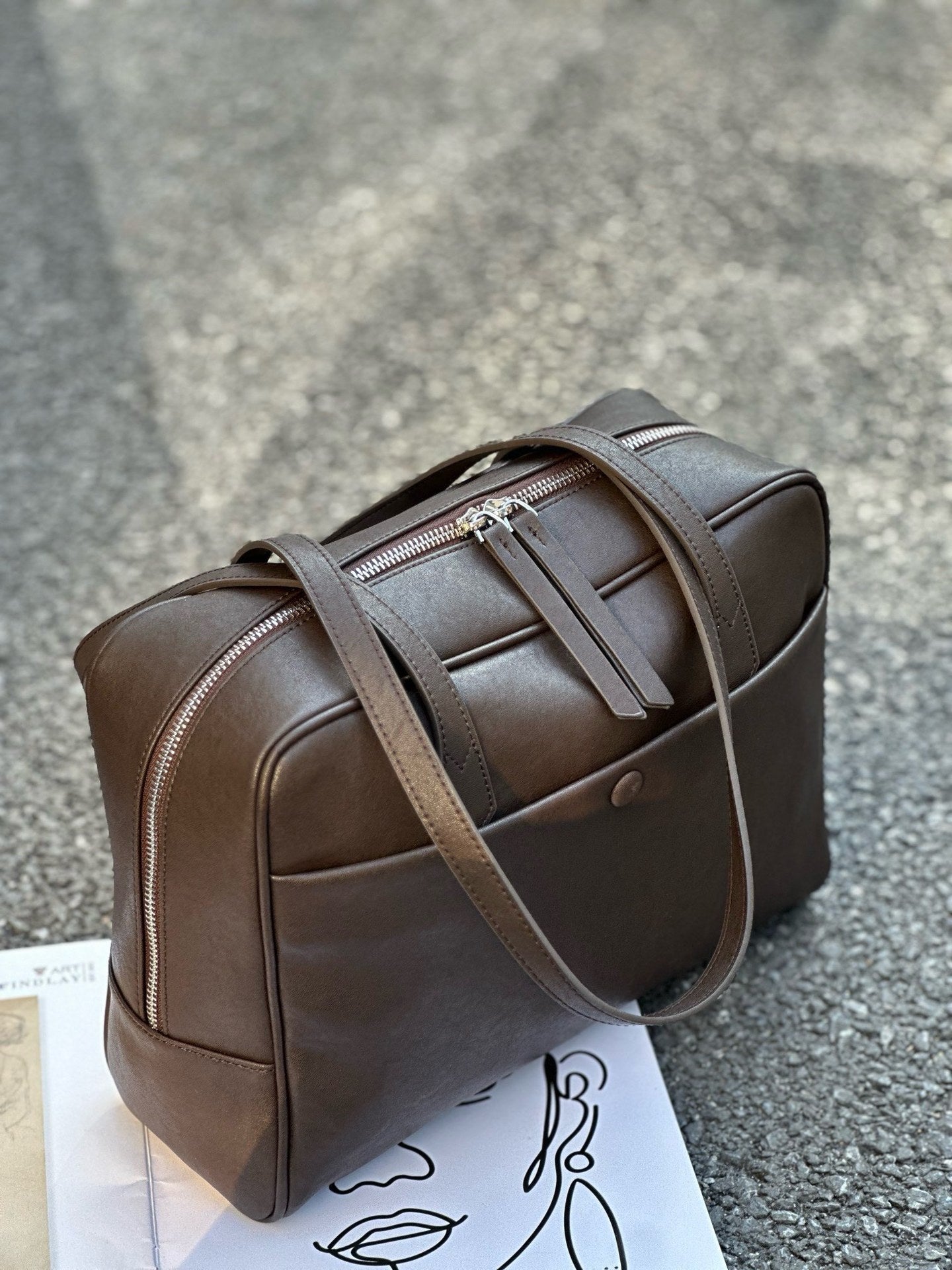 European And American Style Vintage Cuir véritable Sac pour Femme
