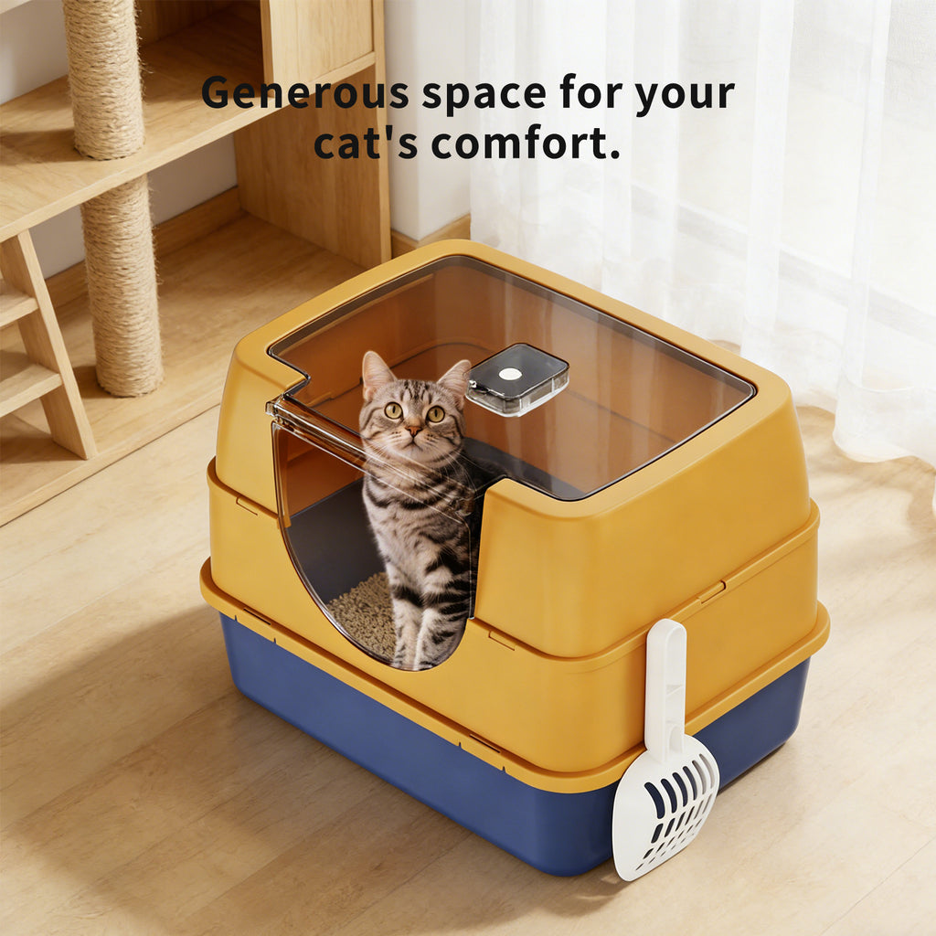 Uniquement prise de soi---Galaxy Entièrement fermé Cat Litter Box