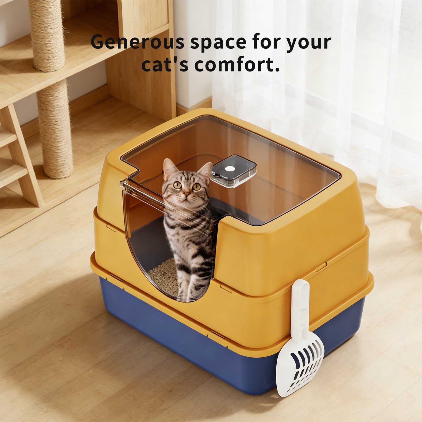 Uniquement prise de soi---Galaxy Entièrement fermé Cat Litter Box