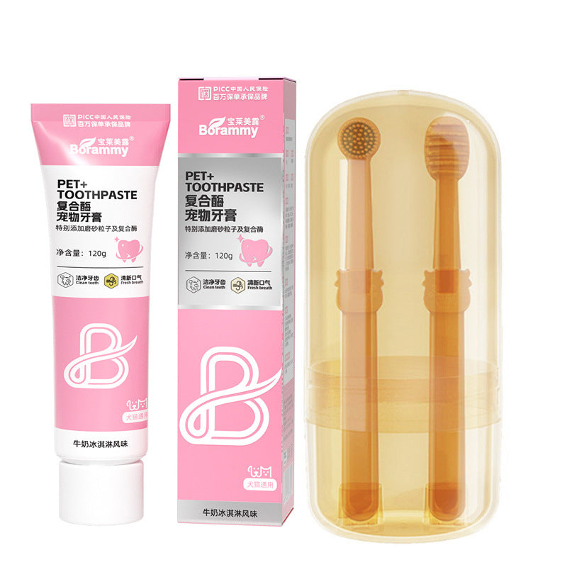 120g Chien Brosse dentaire Soins buccaux Dentifrice de chat comestible