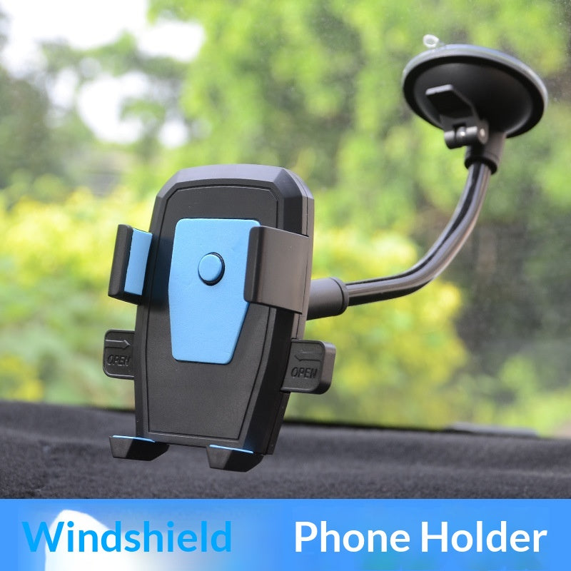 Pare-brise Hose Style Support de téléphone de voiture Suction Cup Mount Center Console Téléphone Brackettout