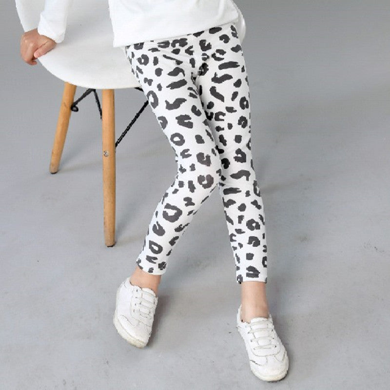 Leggings Modal Cropped Pantalons Outer Wear Girls' Stretch Tights Classique