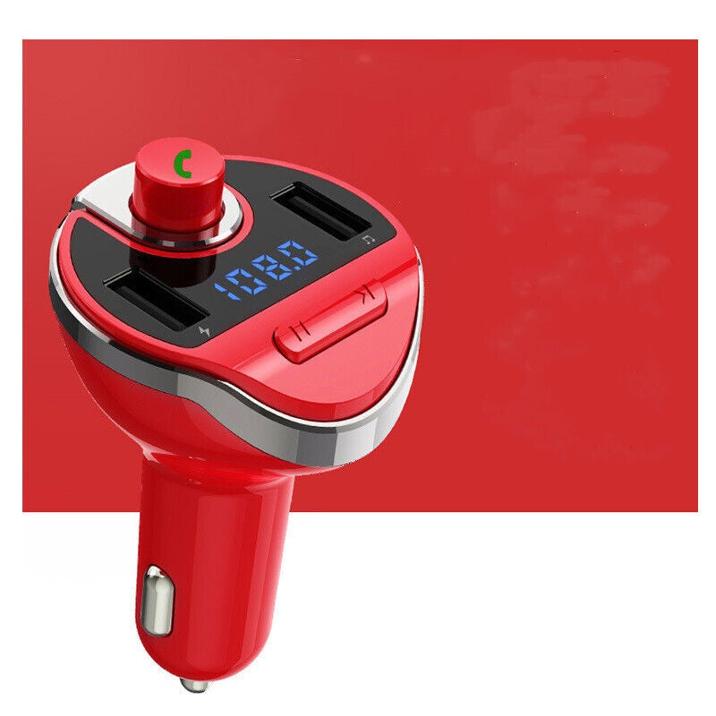 Voiture Bluetooth T20 Emetteur FM sans mains Chargeur de téléphone MP3
