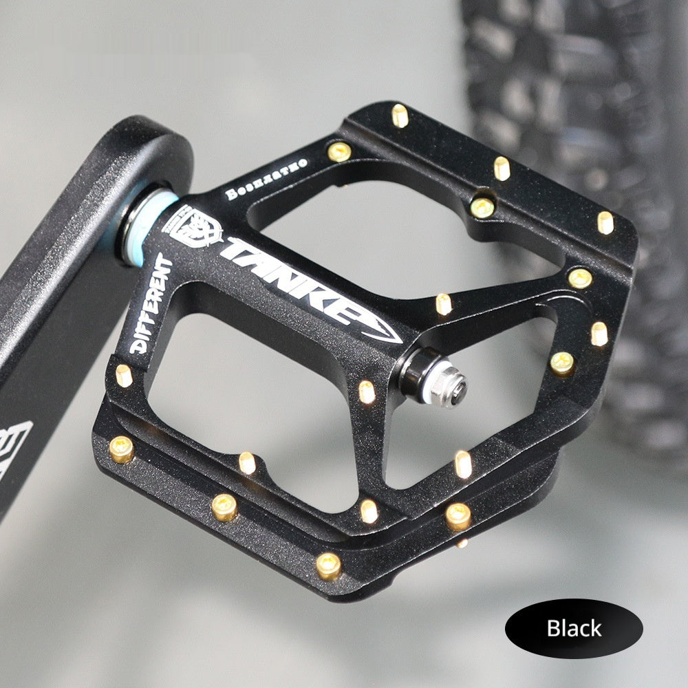 Pédales de vélo à roulement à billes en alliage d'aluminium couleur CNC
