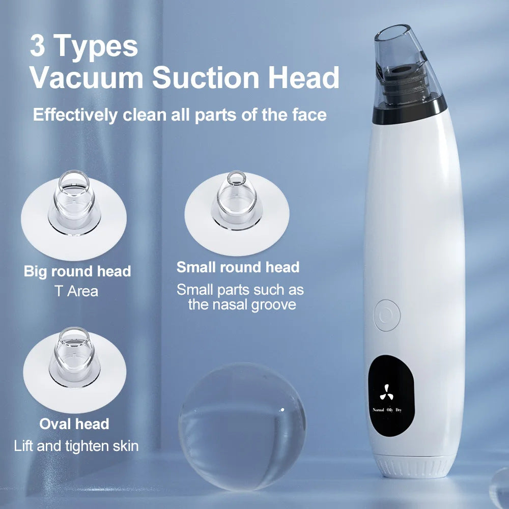 Détachant d'aspiration Blackhead avec écran d'affichage LED