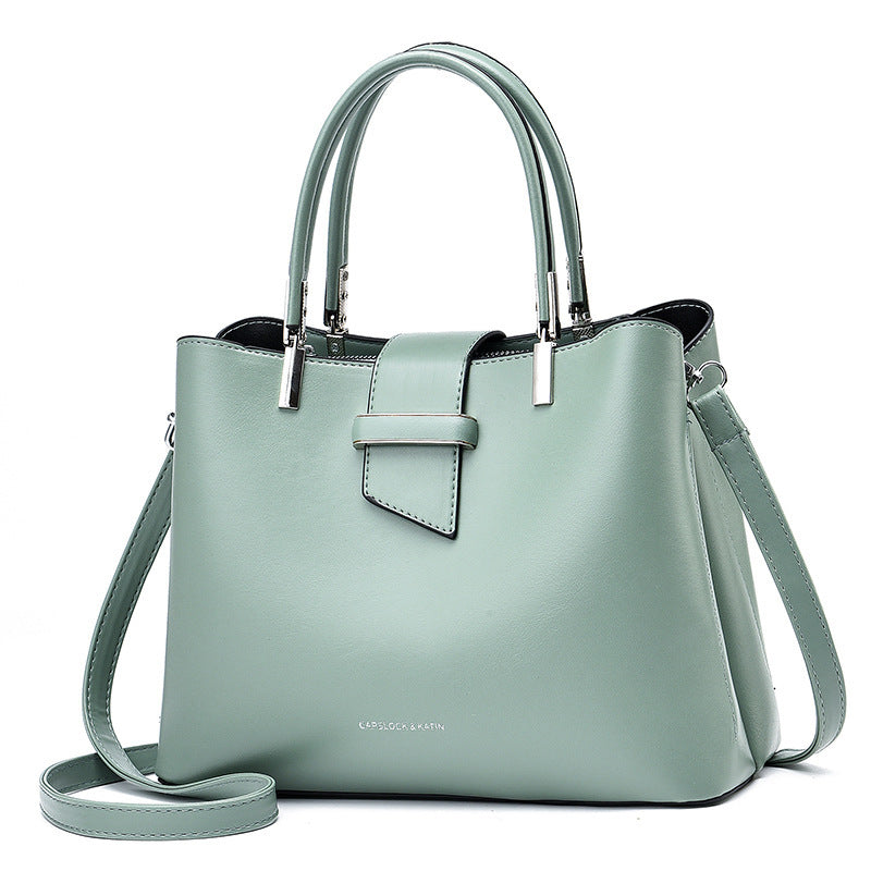 Style d'affaires Minimaliste femme sac à main Glossy Finition sophistiqué et idéal pour commuti