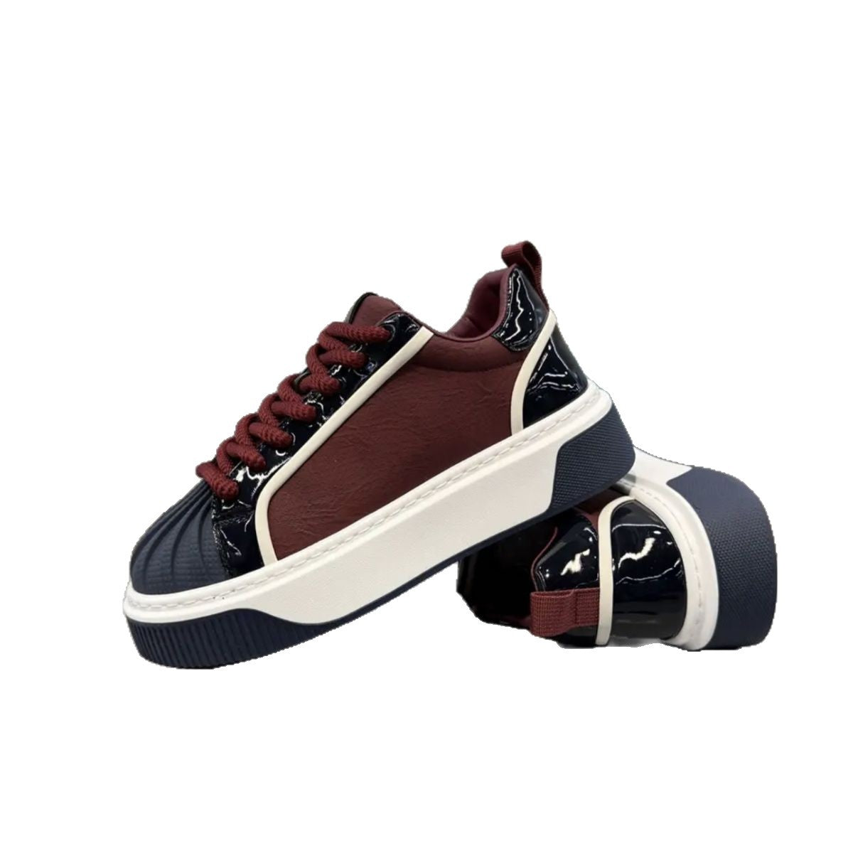 Chaussures de plate-forme de sport décontracté plus grande pour hommes