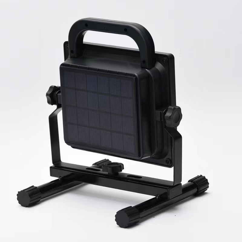 Solar-Powered LED Emergency Floodlight
