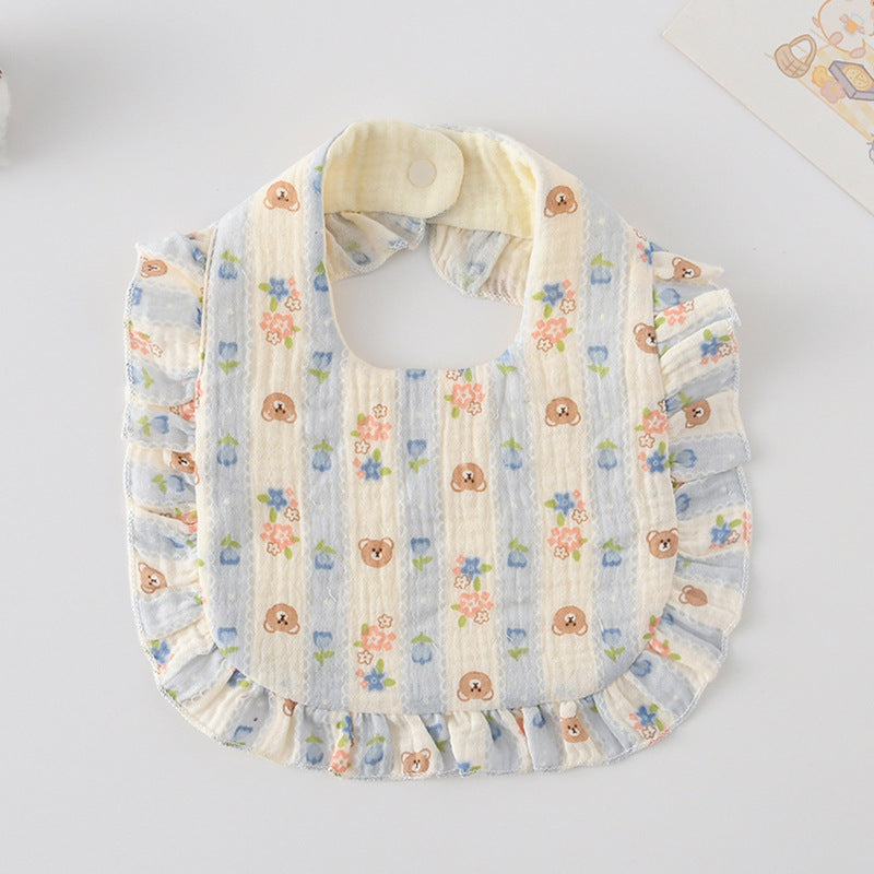 Bébé Muslin Bibs Adorable Animal Bandana Drool Bibs Pour Garçons et Filles Ultra Soft & Absorben