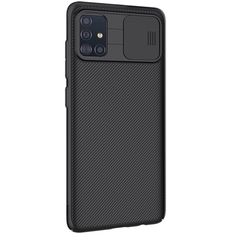 Couverture coulissante pour téléphone portable pour protéger le verre miroir noir résistant aux rayures