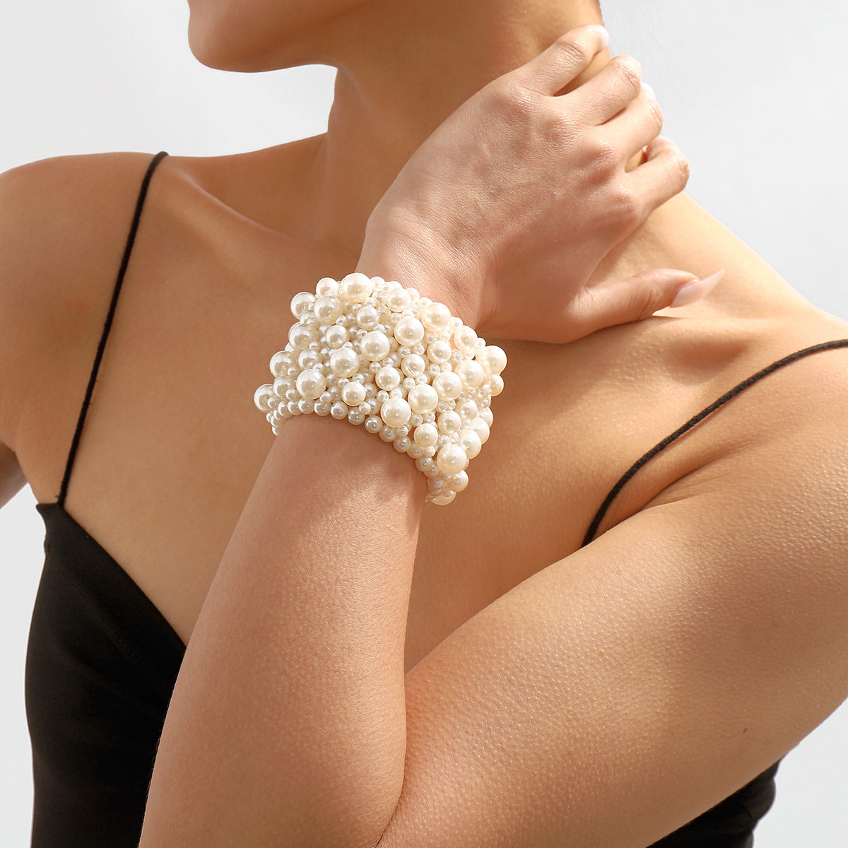 Bracelet de perles géométriques rétro pour femmes