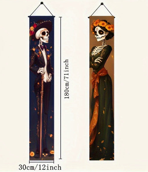 Jour des morts Decor de porc Décor Chic Skeleton couple ornements