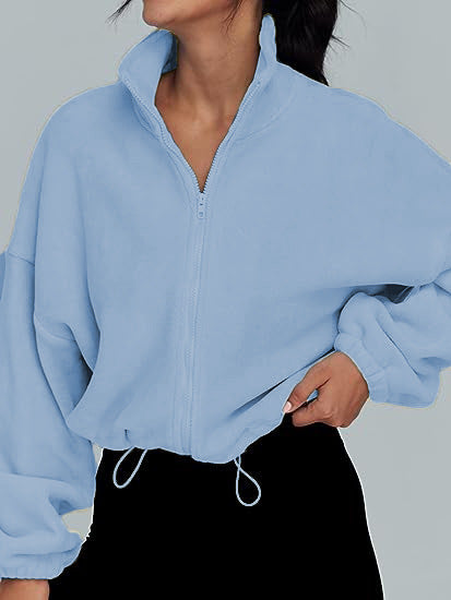European And American Export Vêtements pour femmes Amazon populaire polaire polaire veste de sport St