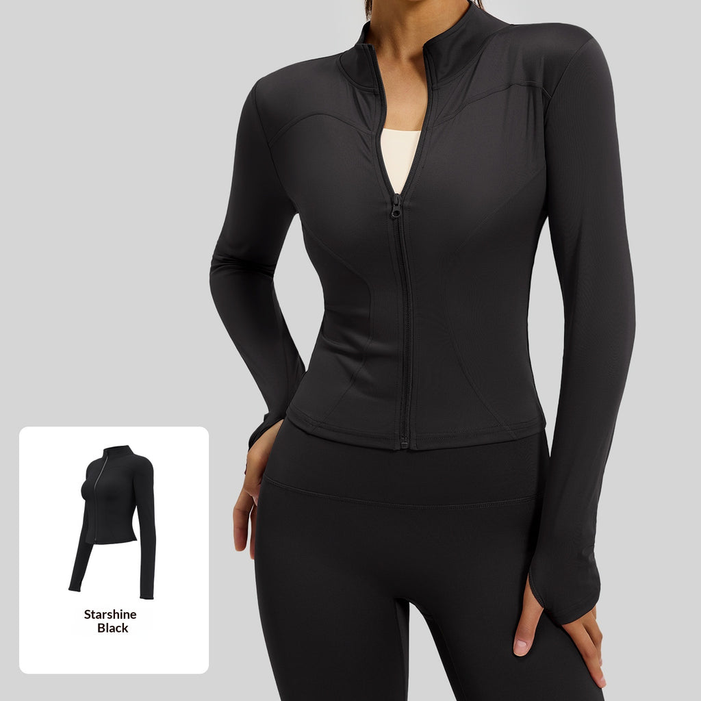 Top athlétique avec un Slimming Bare-feel pour courir et des entraînements