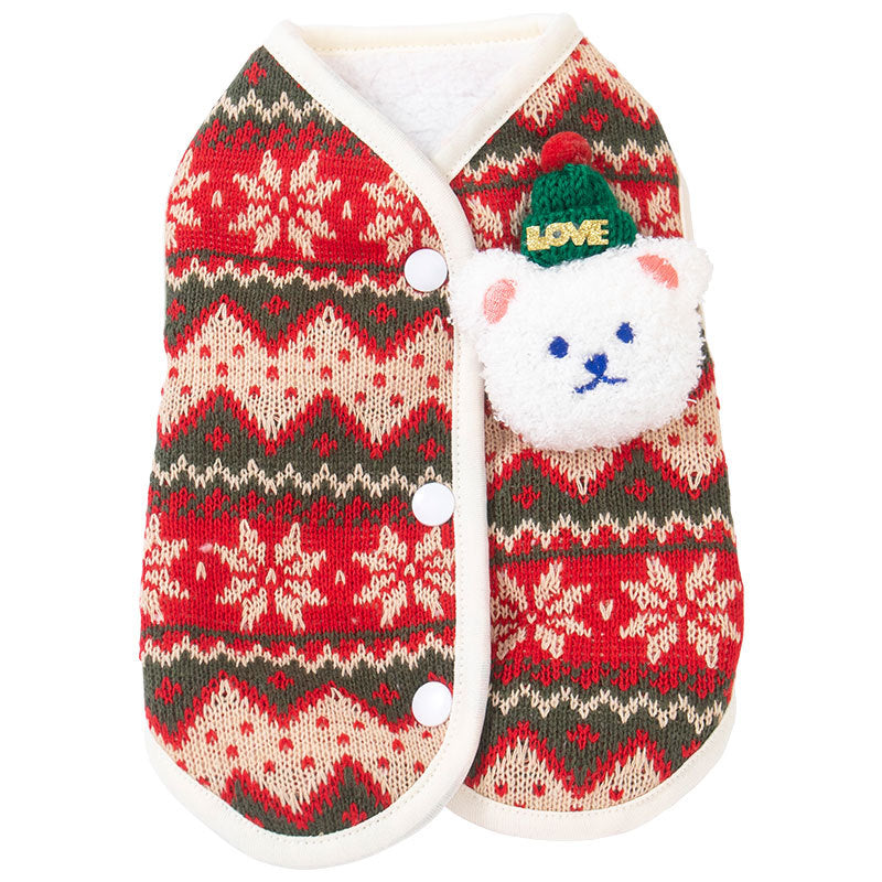 Vest Teddy Warm Cat Vêtements de chat