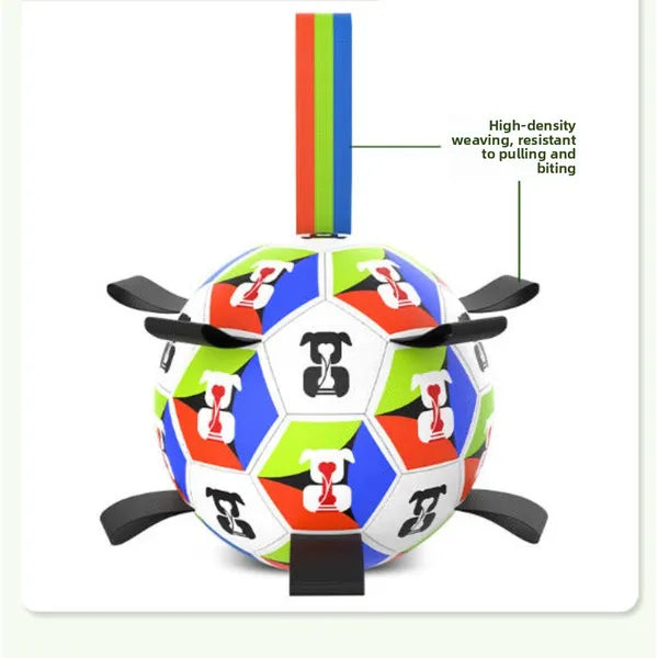 Jouets de chien Balle de soccer avec paillettes