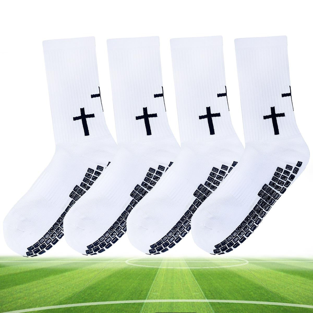 Chaussettes de football classique haute couleur solide