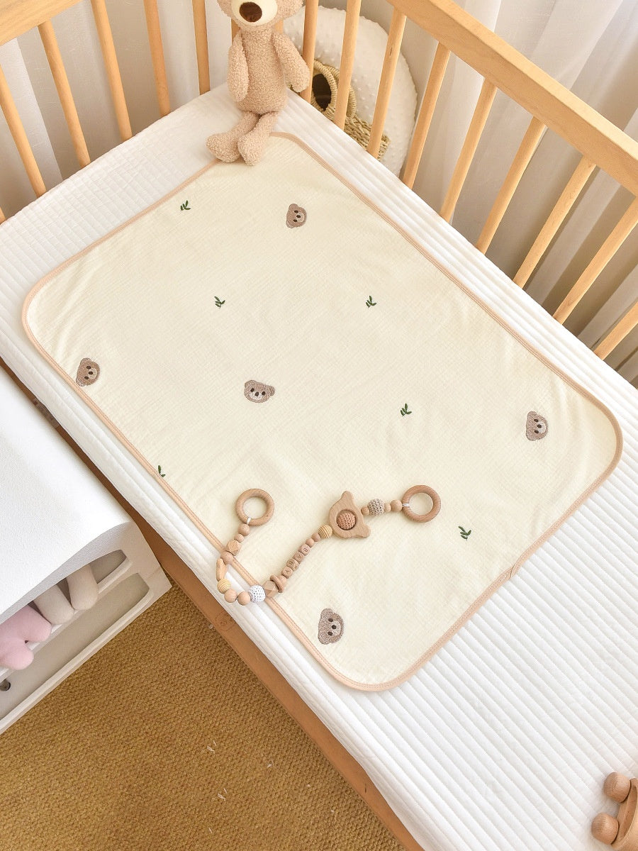 Bébé nouveau-né Pure coton imperméable couches changement Pad