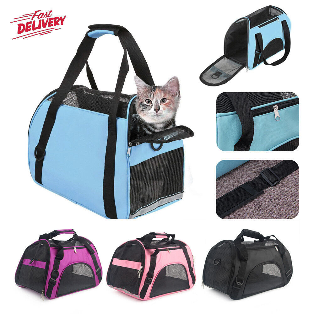 Grand sac de transport d'animaux de compagnie AVC Portable Soft Fabric Pold Dog Chat Puppy Travel Bag