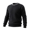 Double fermeture à glissière ronde Col long Chandail hommes