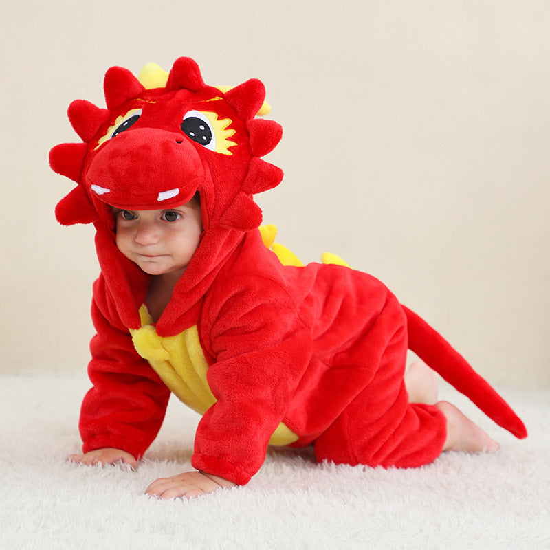Flannel animal onesie pour les enfants