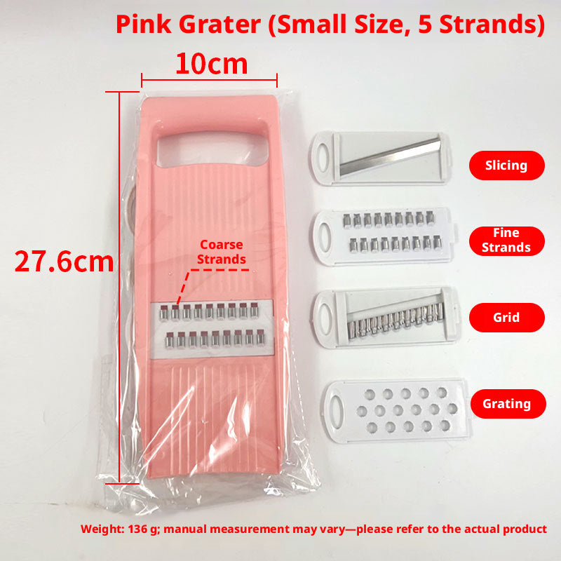 Cutter de légumes ménager-petite pièce rose-1