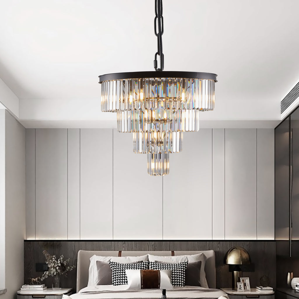 (Même que W1340P188542/L5007-600-B) 24" Cristal contemporain Moderne Chandeliers Cristal Cei