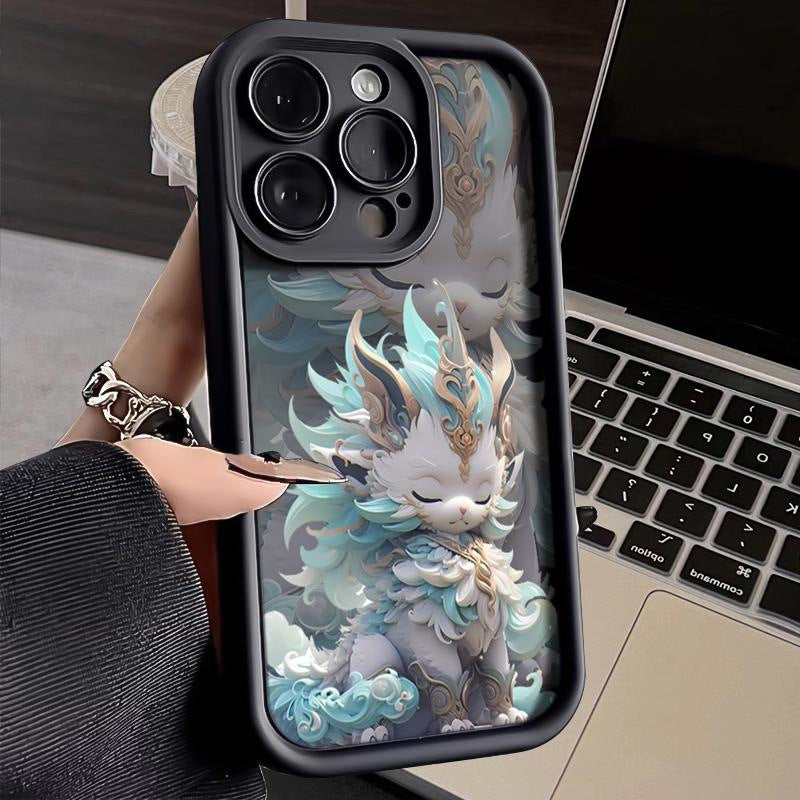 Boîtier de téléphone de protection en silicone givré