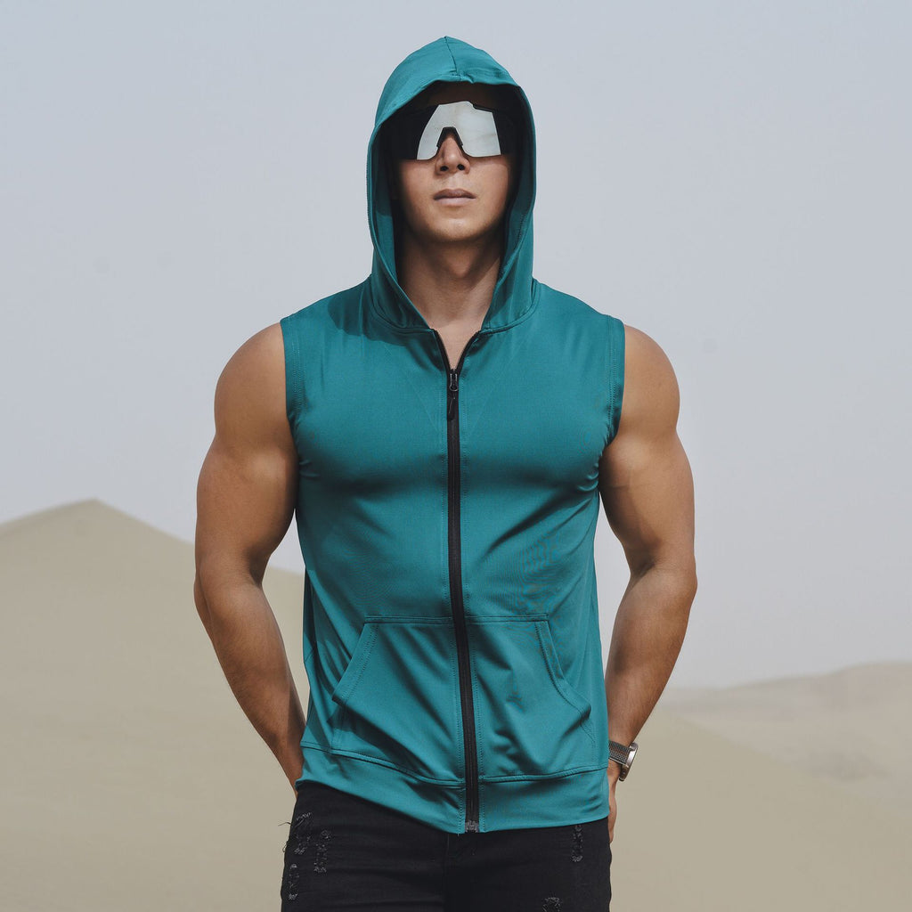 Hommes Sporty Casual Zip-Up Hoodie