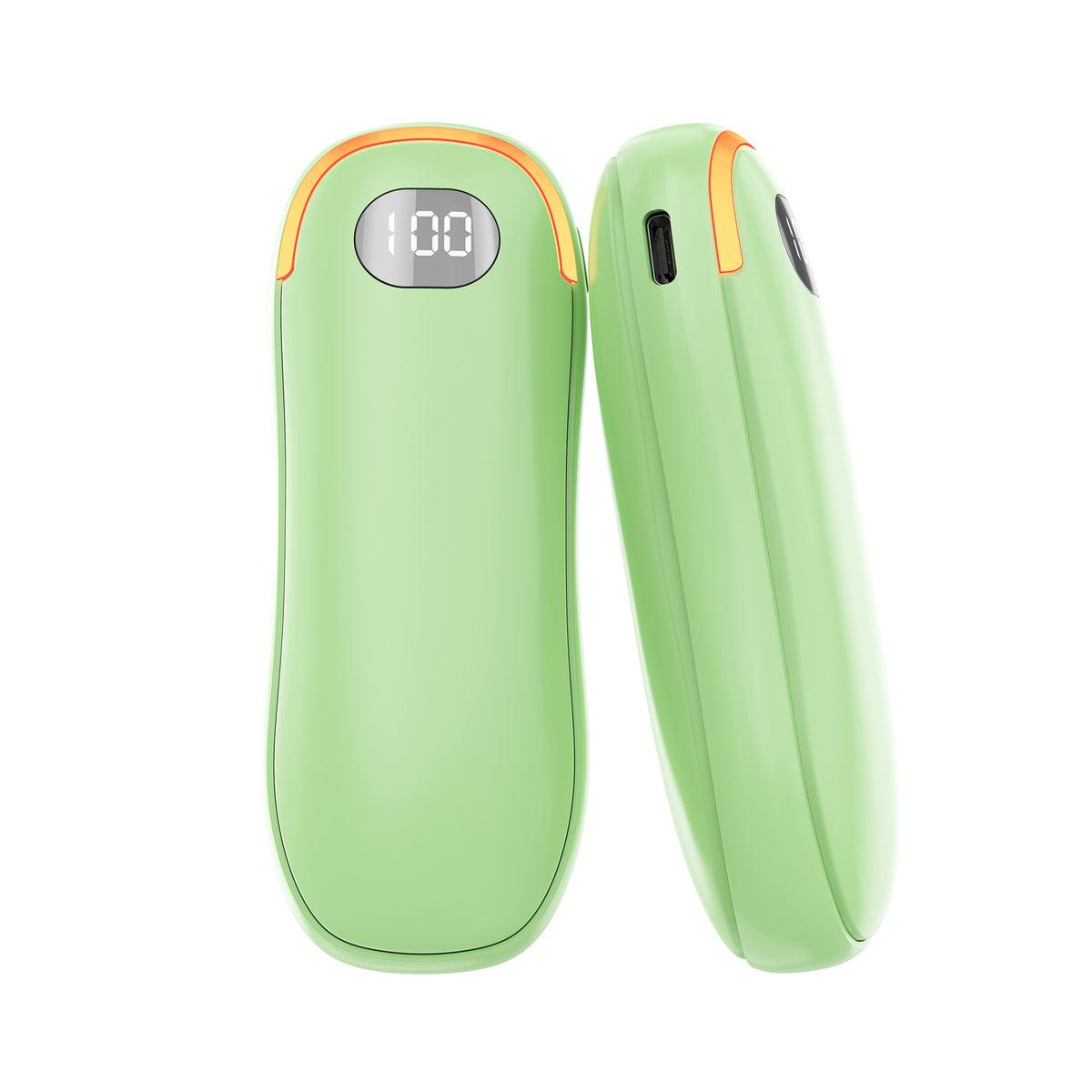 Power Bank Hand Warmer Affichage numérique Régulateur de température Double face chauffant Pad