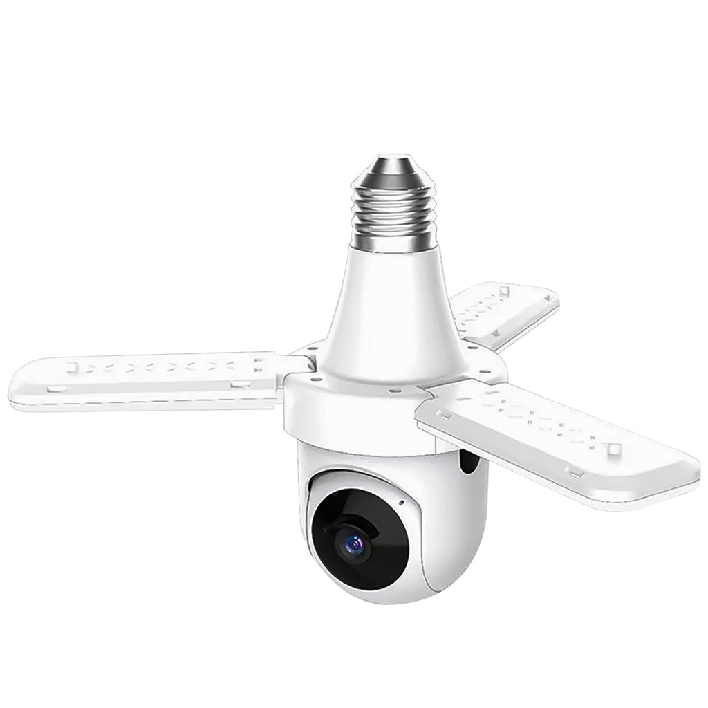 Un seul auto-pickup... Caméra de surveillance Ampoule de ventilateur à trois feuilles