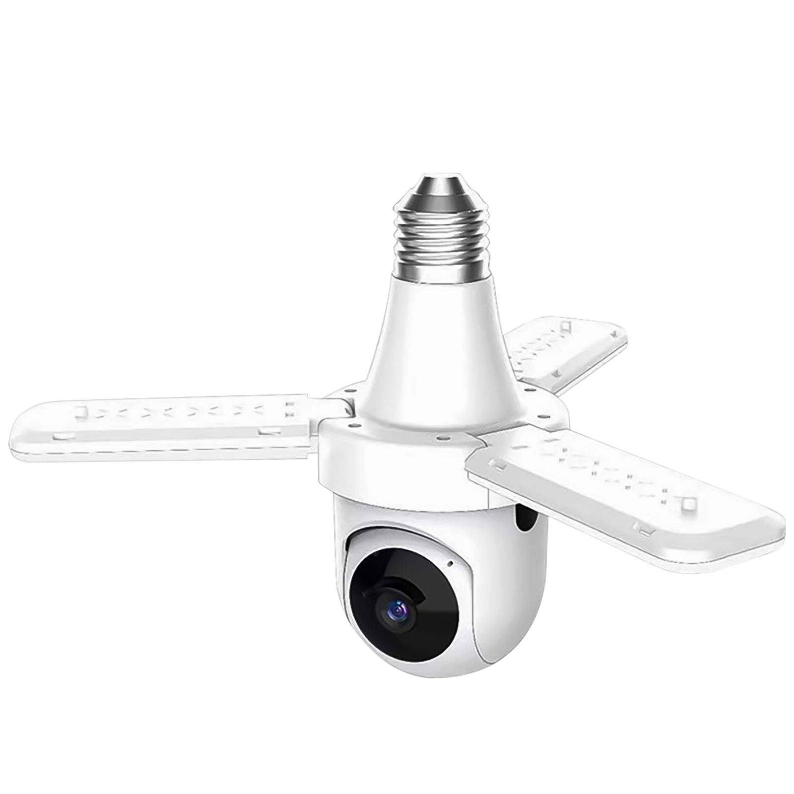 Un seul auto-pickup... Caméra de surveillance Ampoule de ventilateur à trois feuilles