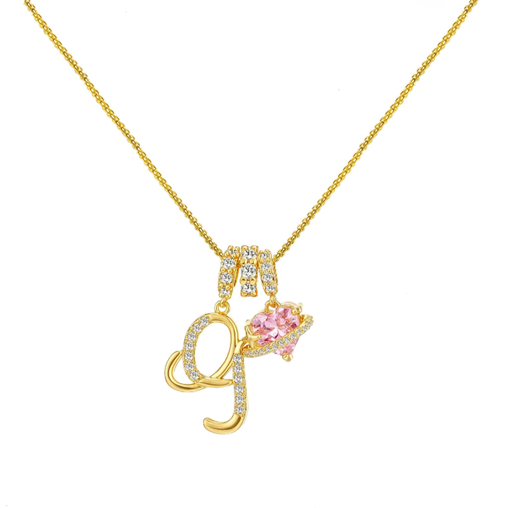 Dopamine 26 Anglais lettre collier fille légère luxe minorité haut sens
