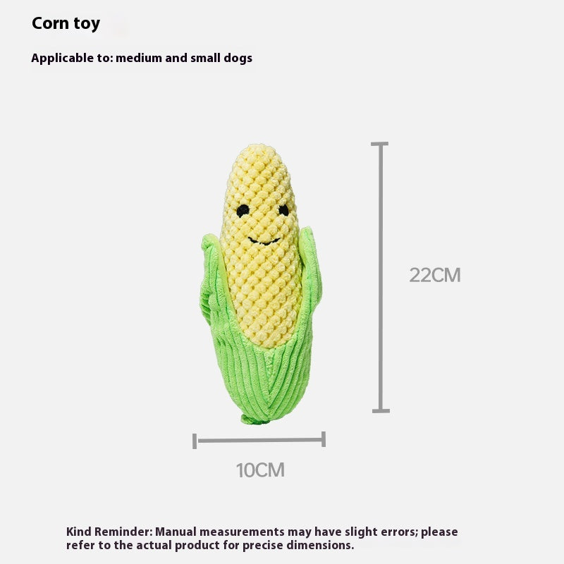 Chien Molar Dents Nettoyage Brocoli Plush Doll Sound Toy