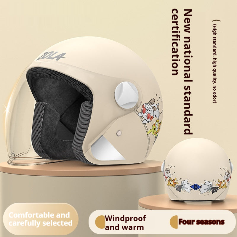 Casque de vélo électrique écharpe d'hiver pour les hommes et les femmes