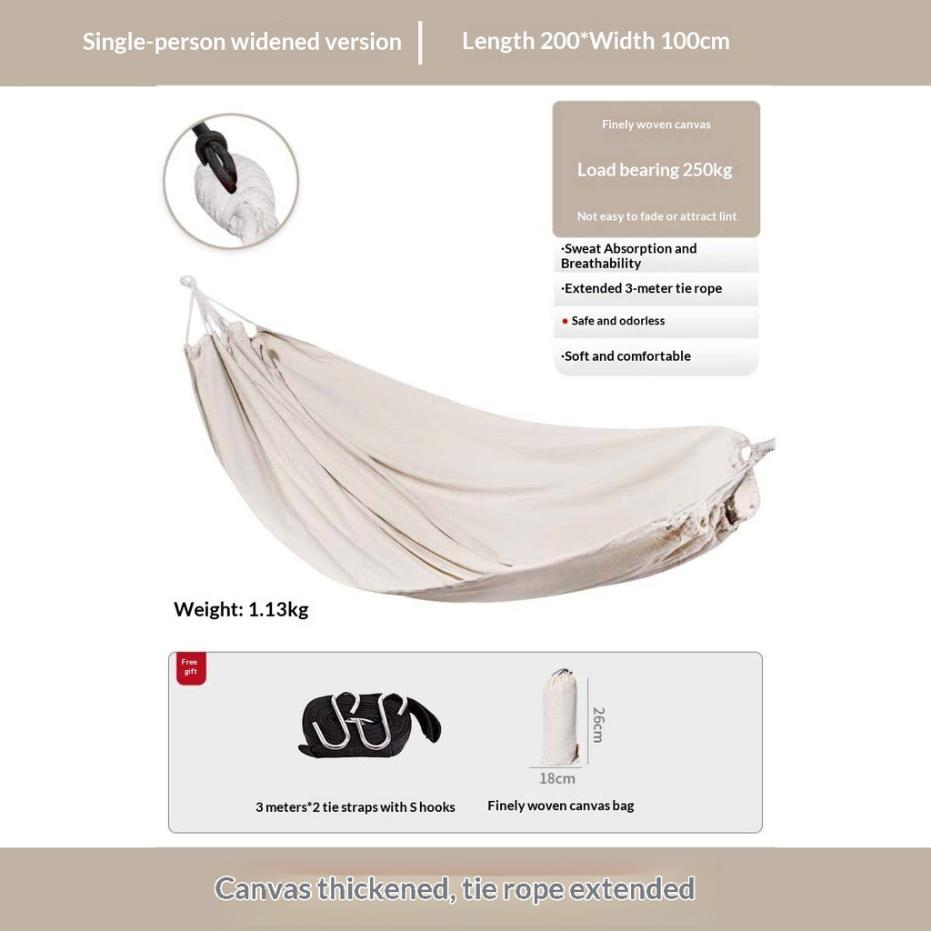 Thickened inner canvas for leisure