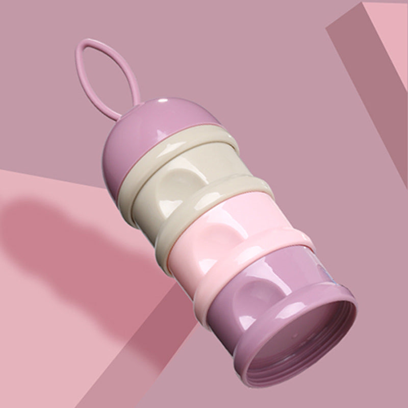 Boîte à poudre de lait rotatif portable pour enfants