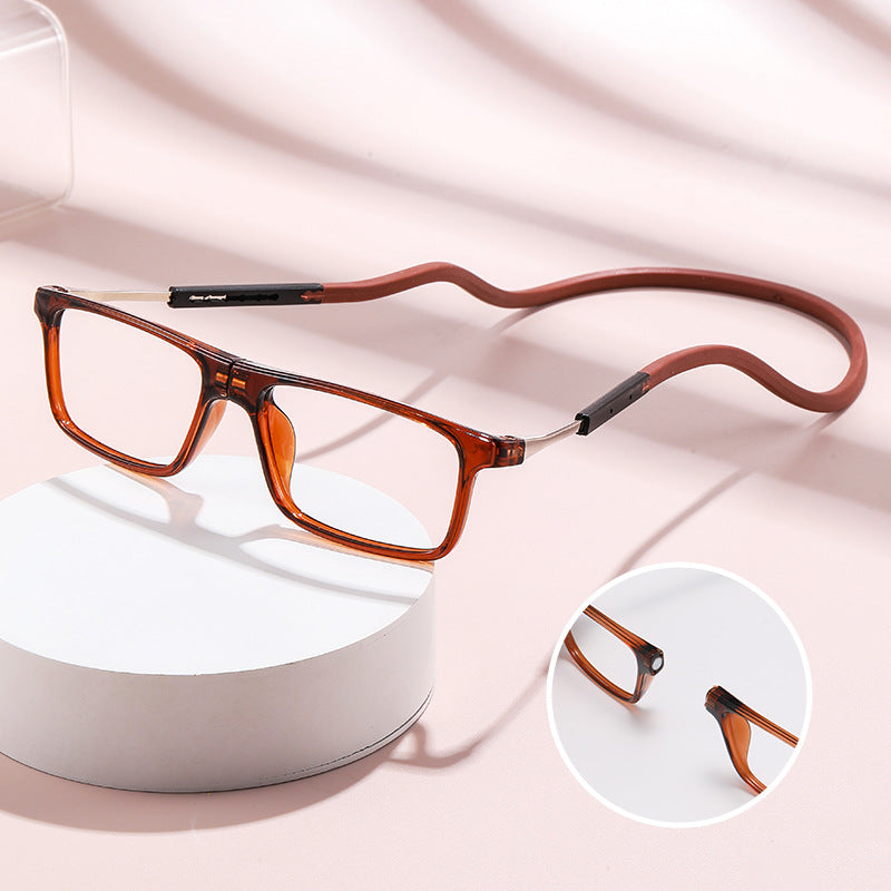 Verres magnétiques Presbyopiques Collier-Hang Portable Gadget Ultra-Lightweight Anti-Lost
