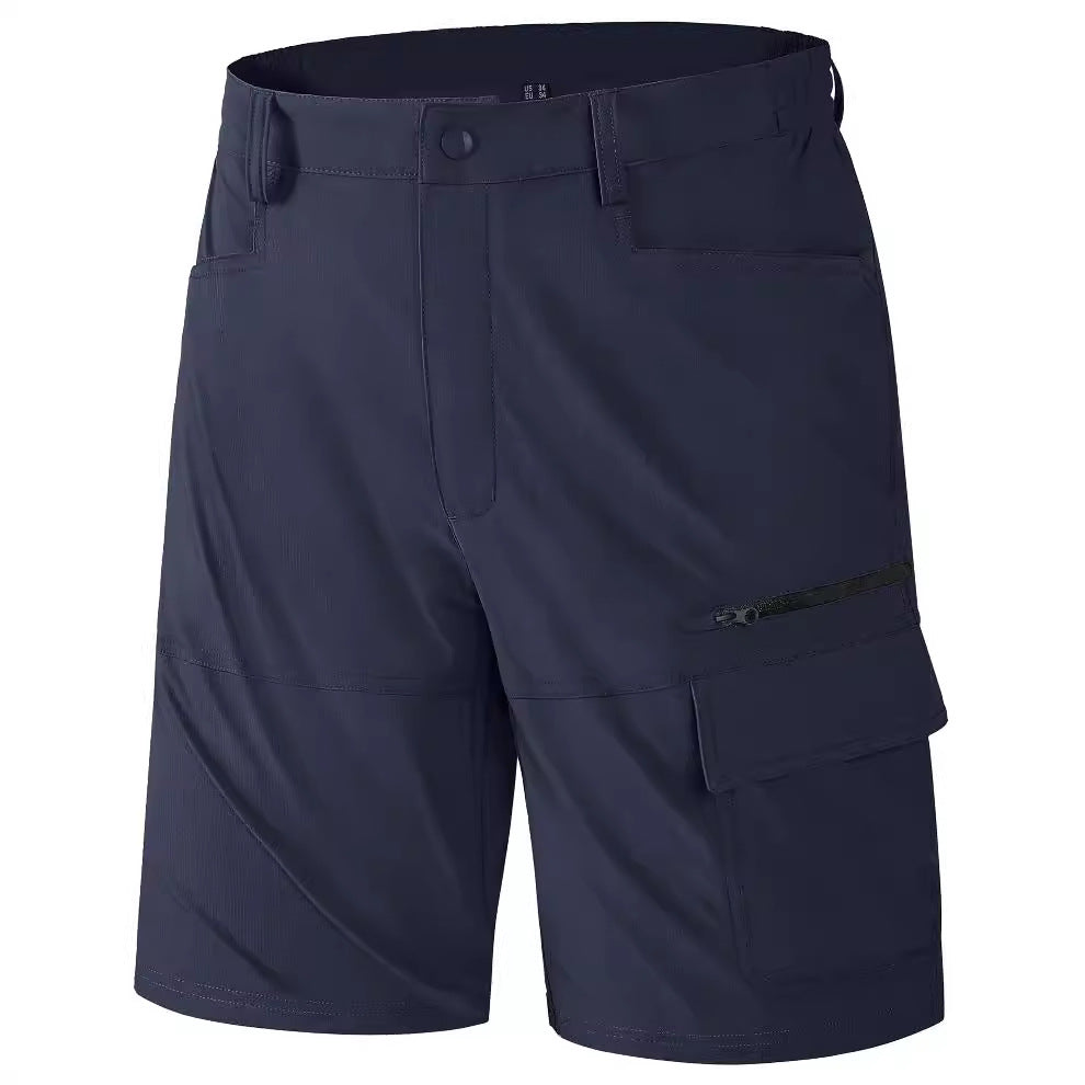 Vente d'été pour hommes Quick-Dry Respirant Cool Loose Pantalons élastiques de cyclisme extérieur