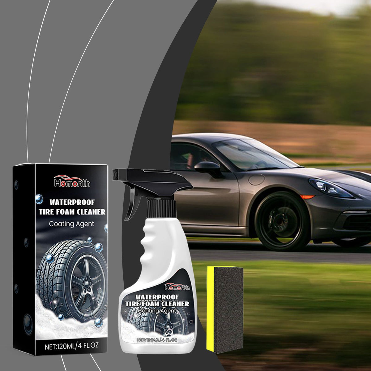 Kit de nettoyage de mousse de pneus automobiles HOMONTH