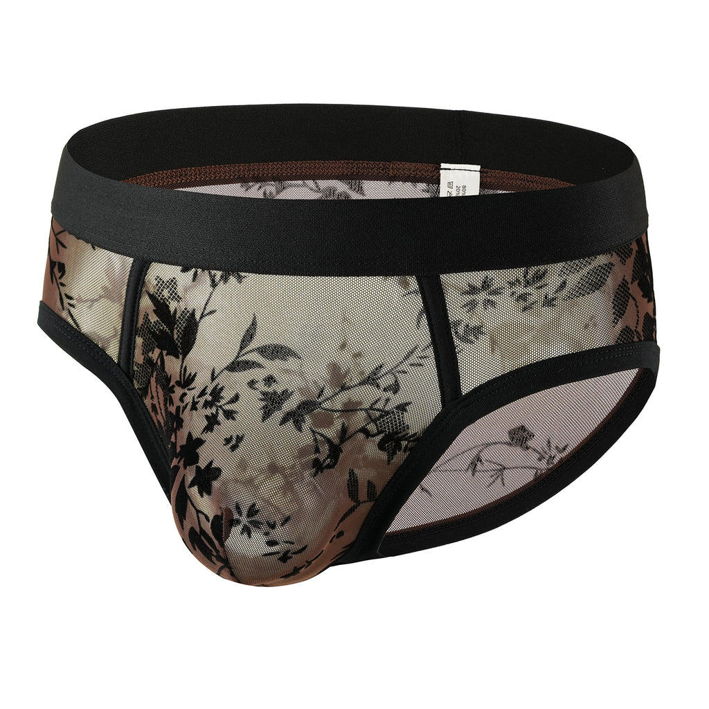 Sous-vêtements plus taille Sexy Hommes Sheer et séduisant Low-rise