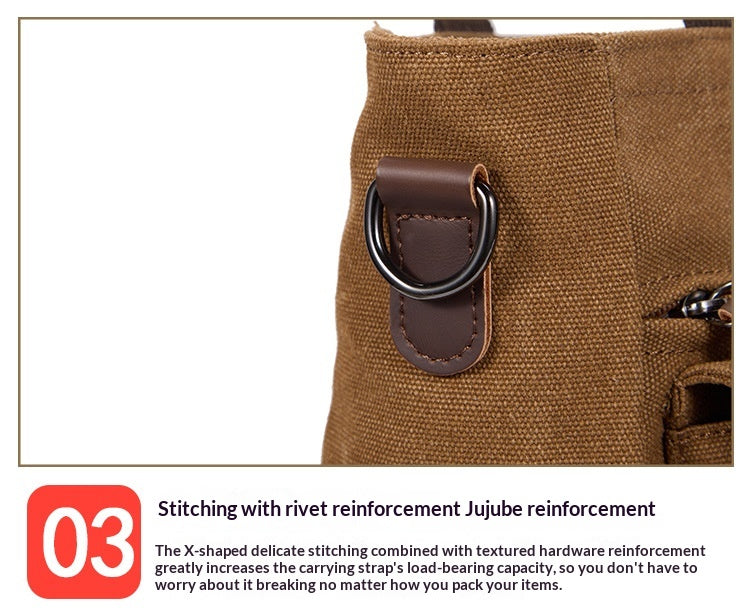 Sac transversal casual à épaule unique pour hommes