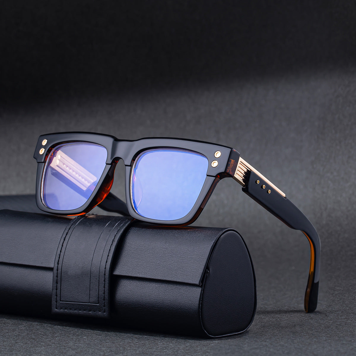 Lunettes de soleil de style européenne et américaine à changement de couleur